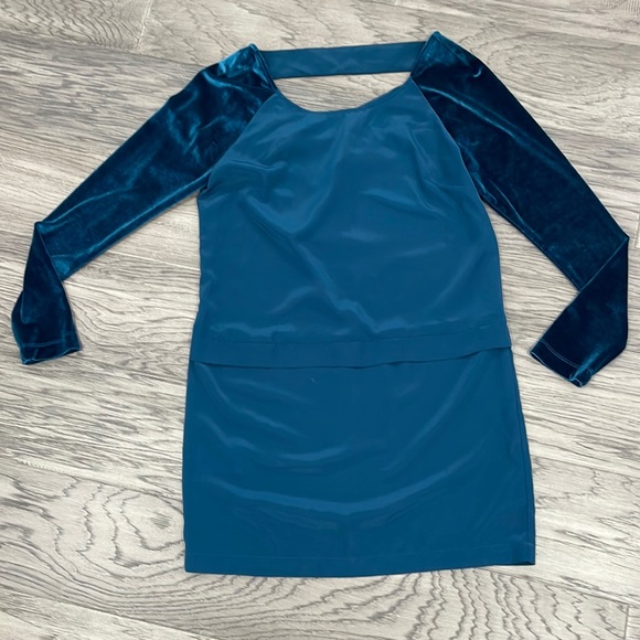 BCBG blue mini dress - Picture 1 of 2